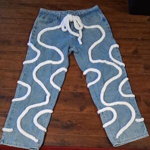 Unbranded Trim Designed Jeans